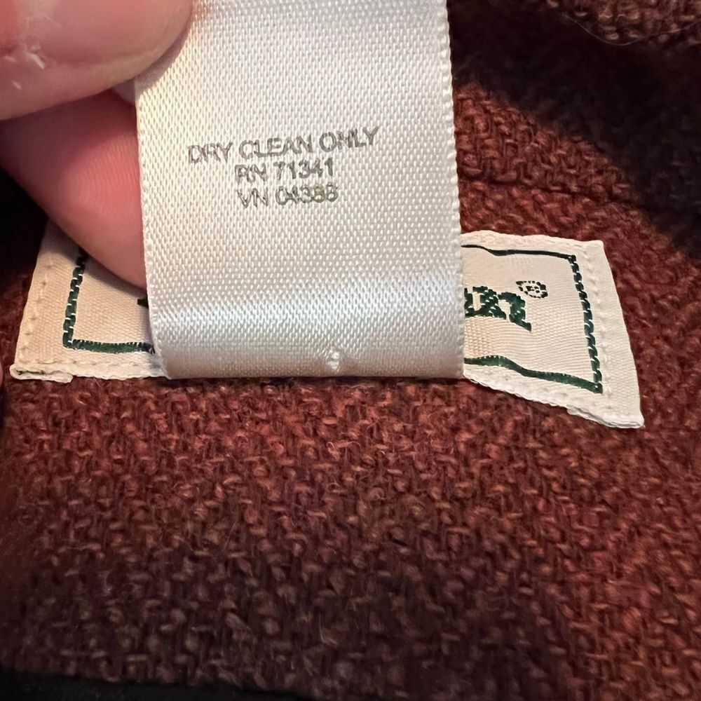 L.L. Bean wool blend blazer with shoulder padding‎ - Picture 6 of 12